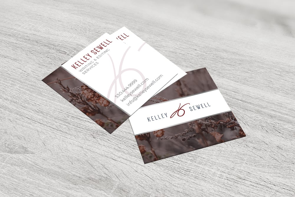 Kelley Sewell Business Card Design